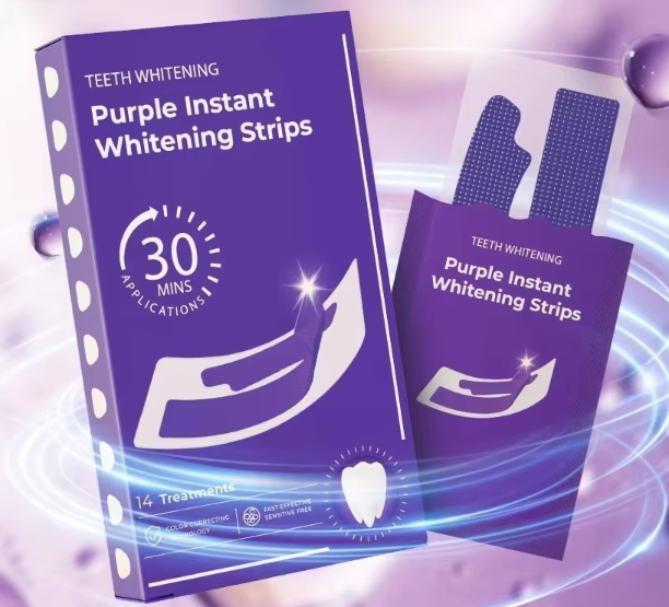 Strips Blanchissantes Violettes — Bylume