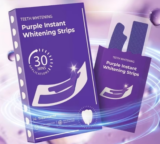 Strips Blanchissantes Violettes — Bylume