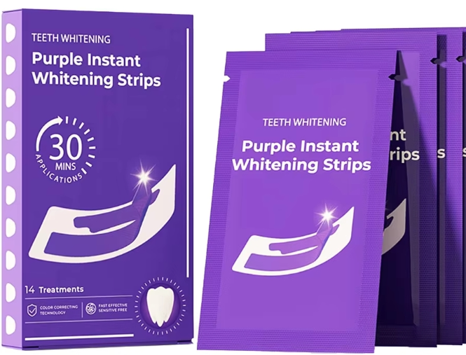 Strips Blanchissantes Violettes — Bylume